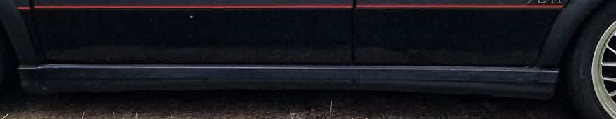 Sill trim and lower doors on Forecourt Insider’s Mk3 Golf GTI